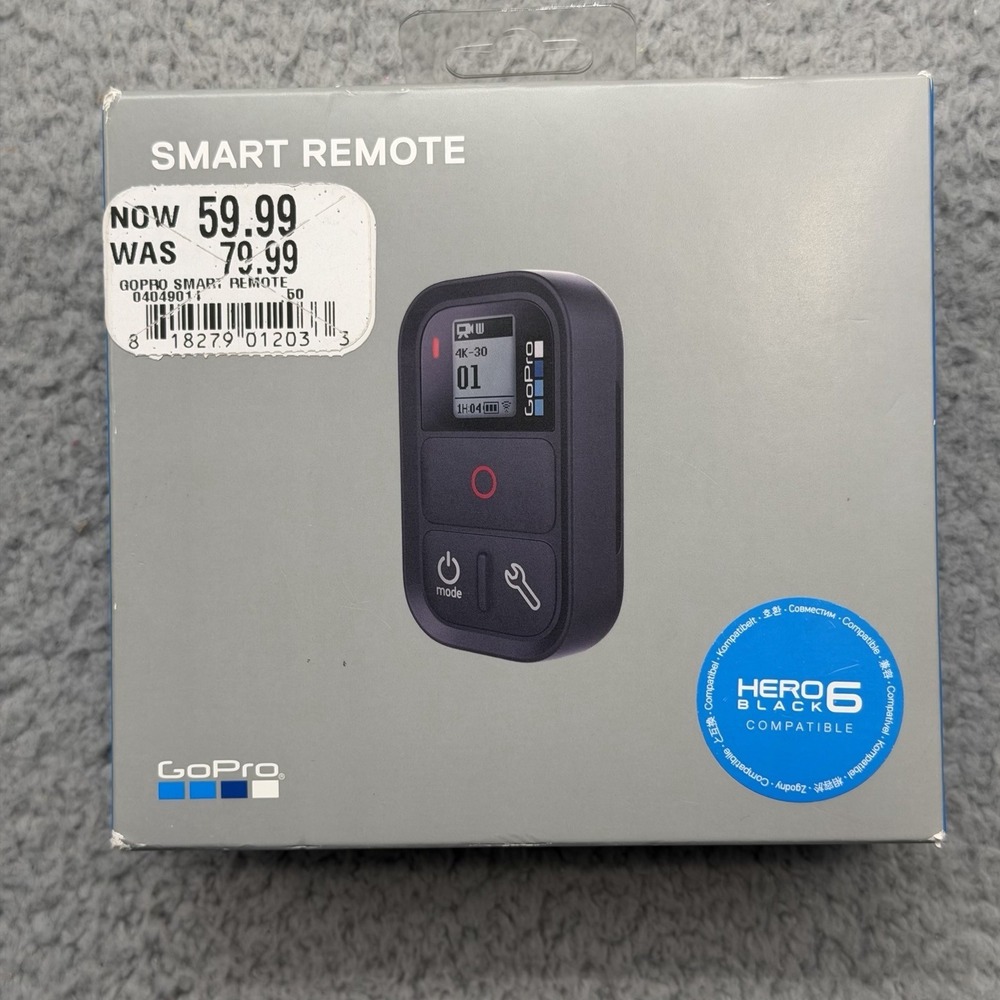 GoPro Hero Smart‎ Remote Control ARMTE-002 Wi-Fi Hero 4-6 Black Compatible RMMW2